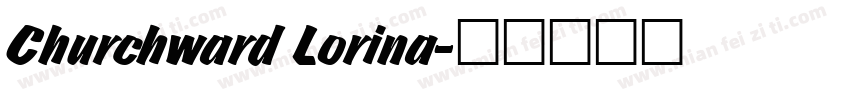 Churchward Lorina字体转换